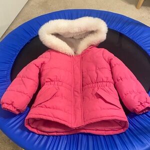 Jumping Beans Pink Puffer Coat